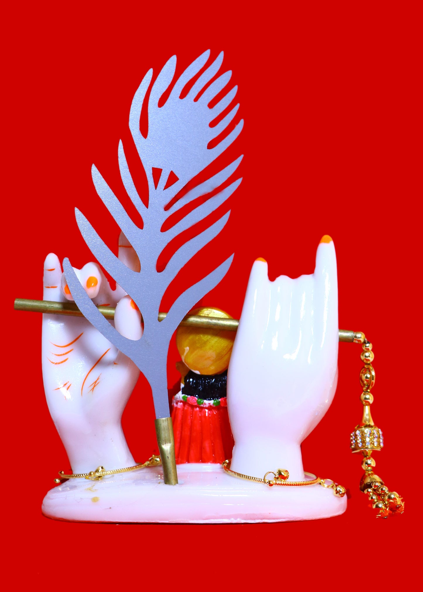 Blessings of Shyam – Divine Khatu Shyam Ji Idol with Shringar and Mor Pankh